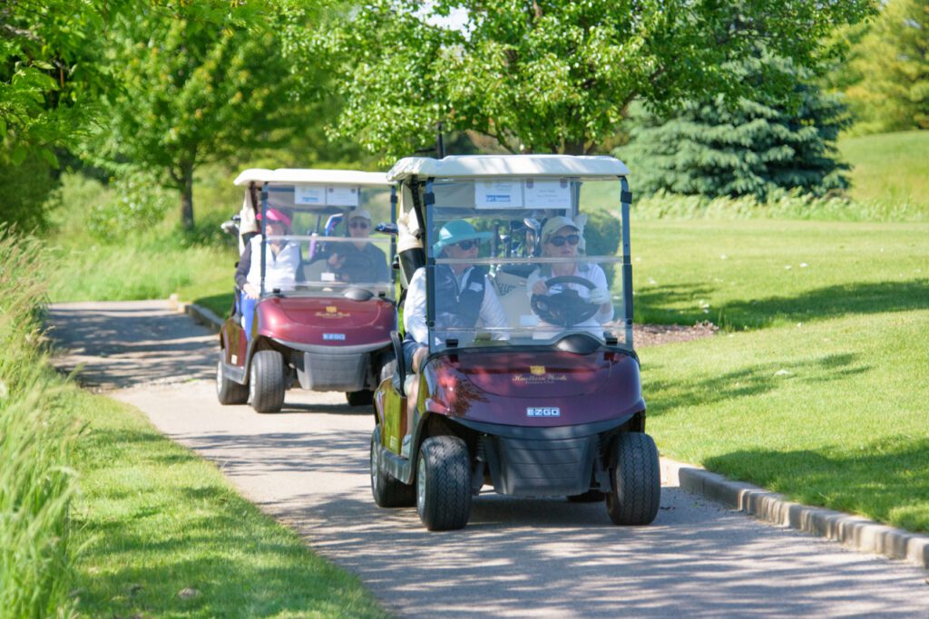 L'Arche Chicago 2019 Golf Buggies